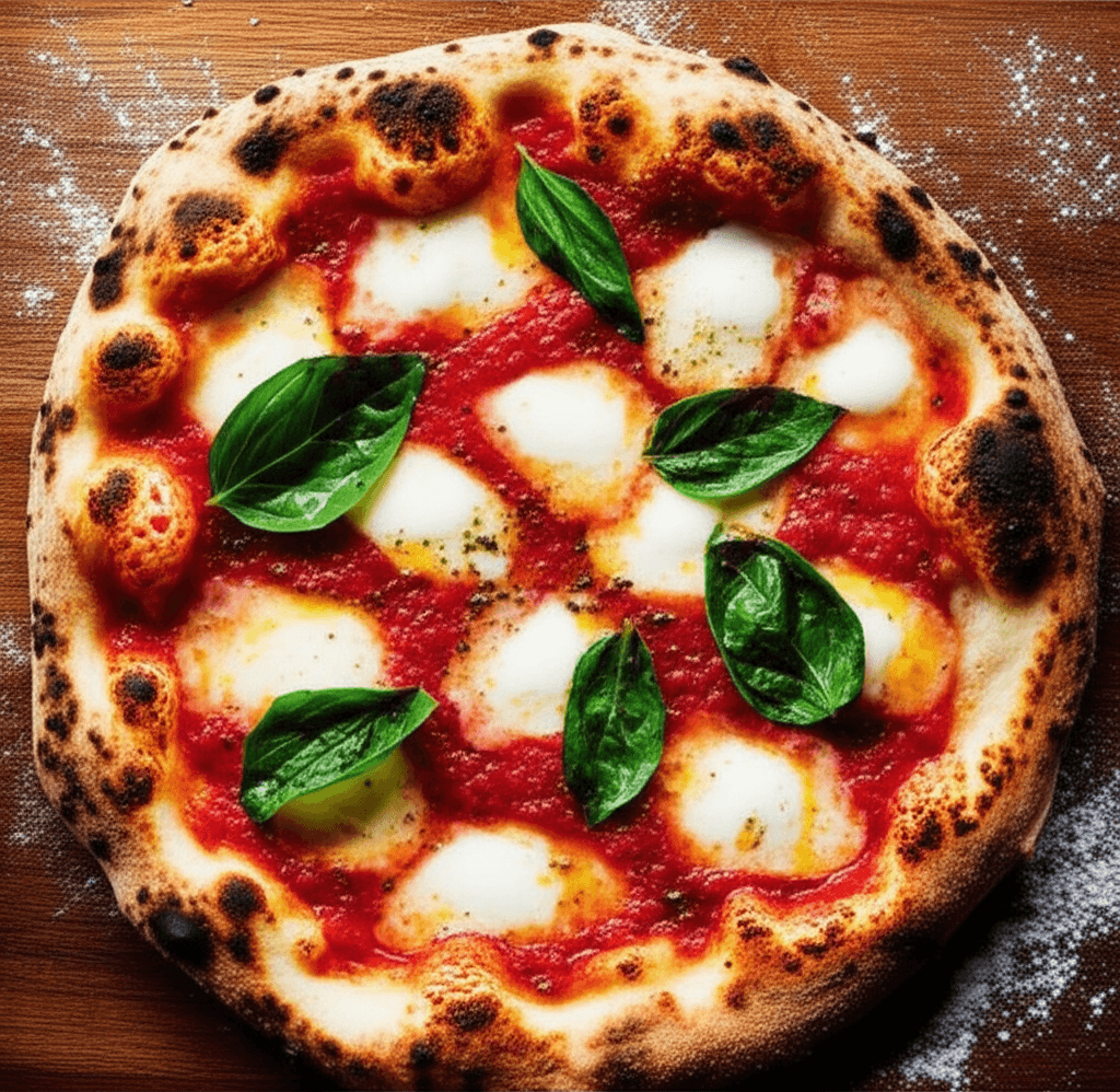 Pizza alla Romana tonda terminada